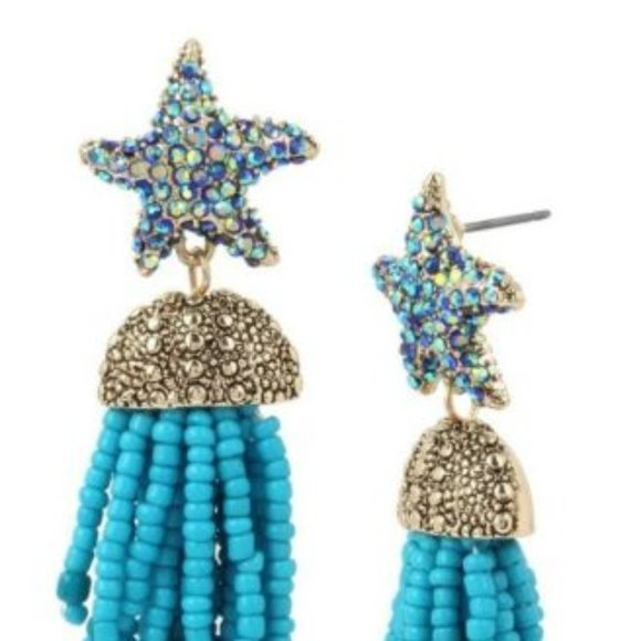 Betsey Johnson Starfish Necklace & Earrings - Picture 4 of 12